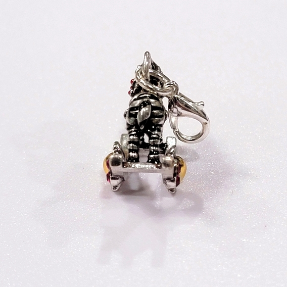 BRIGHTON RETIRED HOLIDAY ROCKING HORSE SNAP CHARM NWOT - Picture 4 of 5